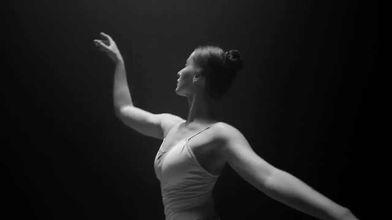 A dancer in motion